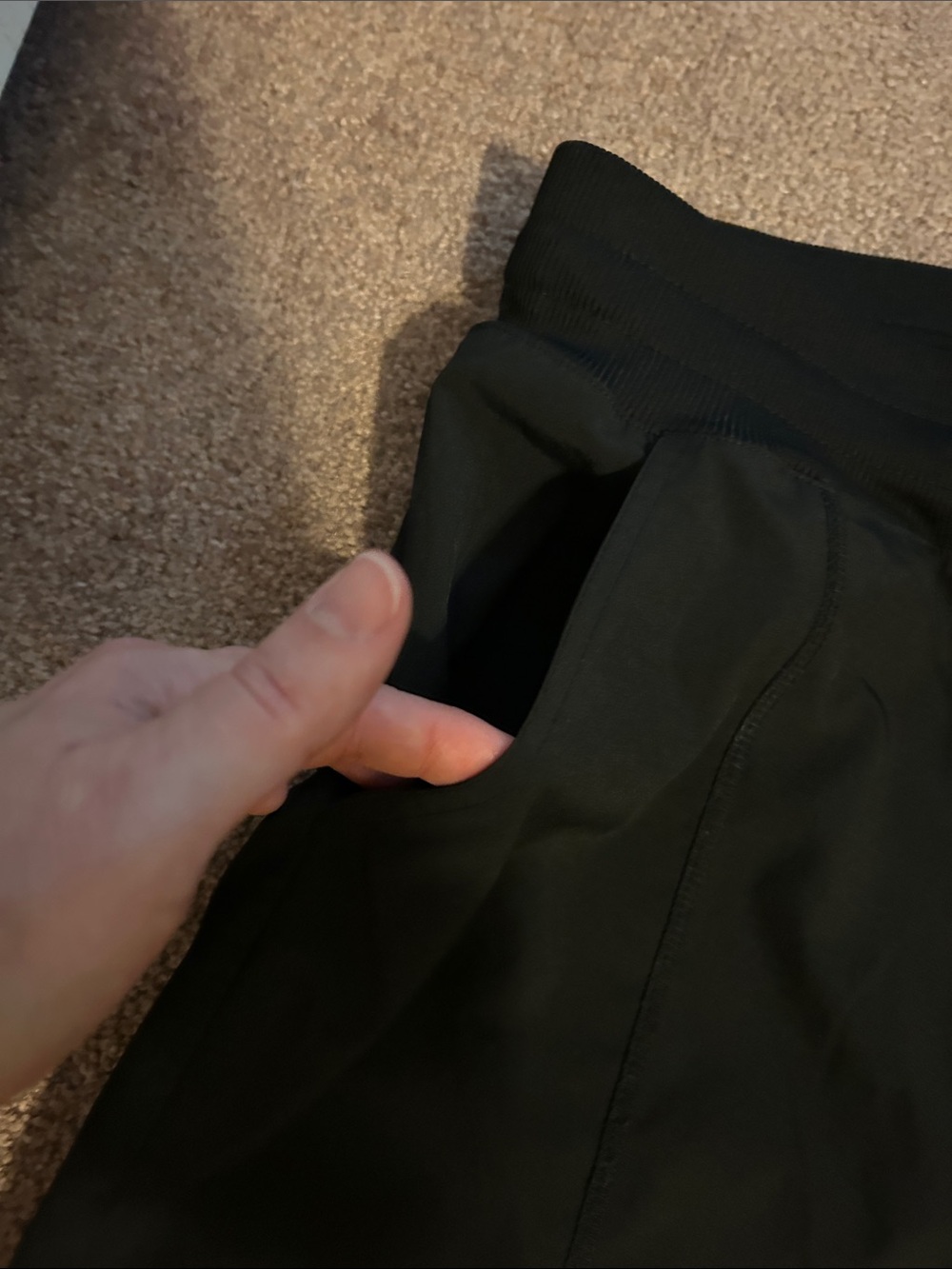bcg Black Capri Drawstring Hem Active Pants - Picture 5 of 6